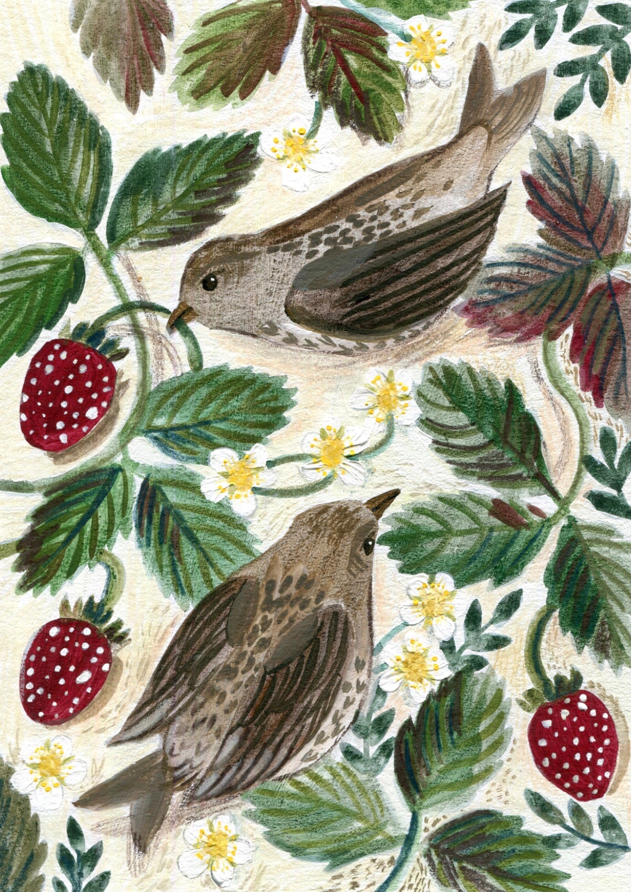 Strawberry Thief A4 Print